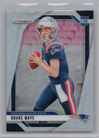 2024 Panini Prizm #329 Drake Maye Silver New England Patriots