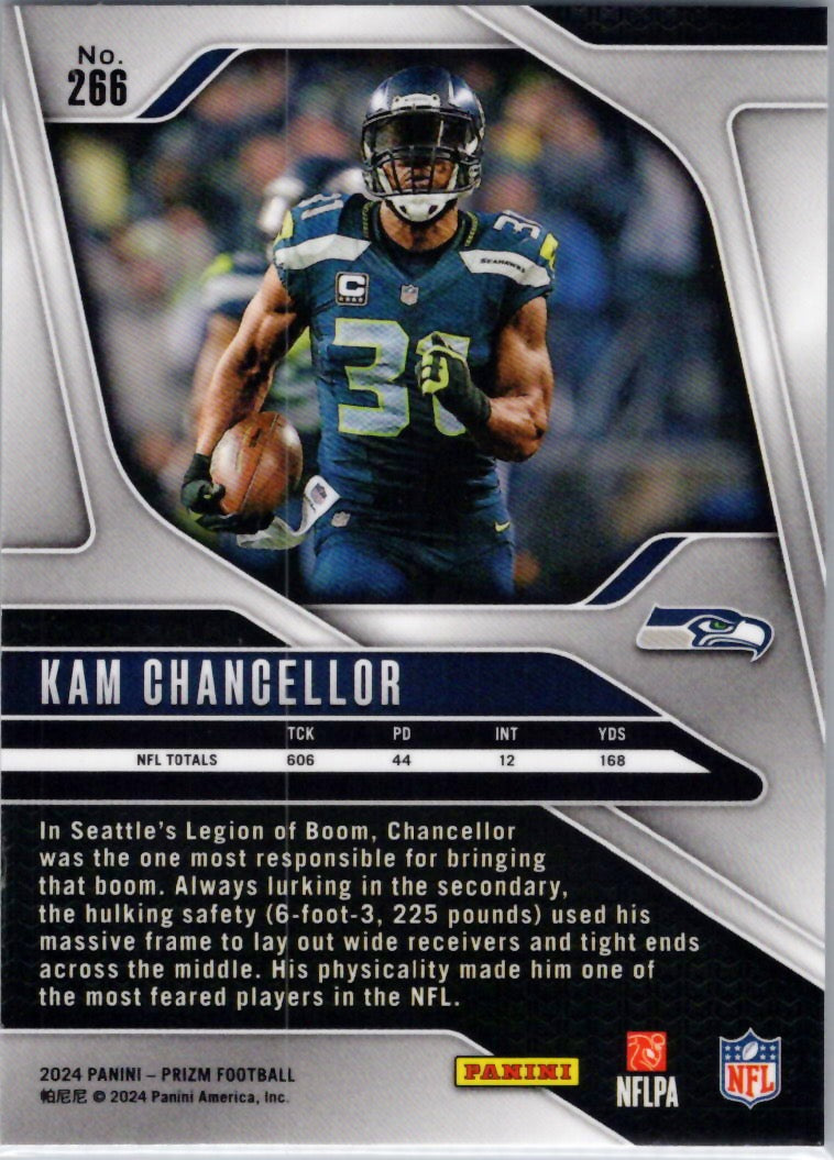 2024 Panini Prizm #266 Kam Chancellor Seattle Seahawks