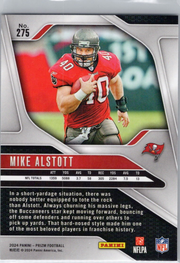 2024 Panini Prizm #275 Mike Alstott Tampa Bay Buccaneers