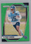 2024 Panini Prizm #352 Jha'Quan Jackson Green Wave Tennessee Titans