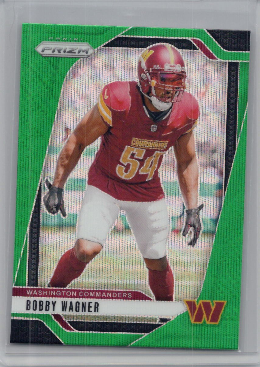 2024 Panini Prizm #293 Bobby Wagner Green Wave Washington Commanders
