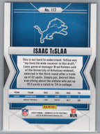 2025 Donruss Elite #117 Isaac TeSlaa Aspirations Lime Green #/999 Detroit Lions