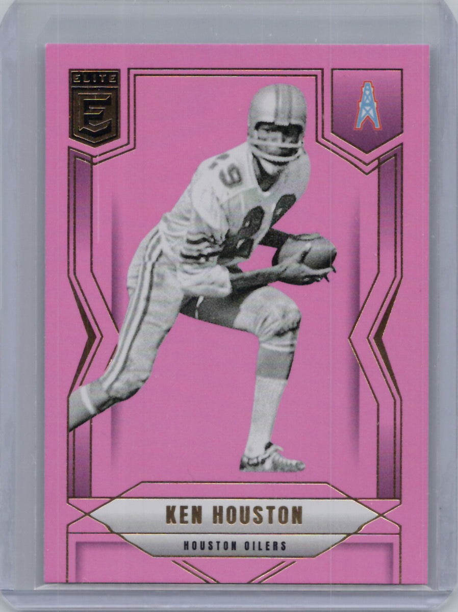 2025 Donruss Elite #96 Ken Houston Pink Houston Oilers