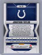2025 Donruss Elite #85 Jonathan Taylor Status Sparkle #/499 Indianapolis Colts