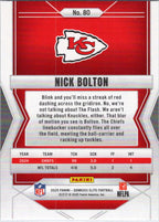 2025 Donruss Elite #80 Nick Bolton Kansas City Chiefs