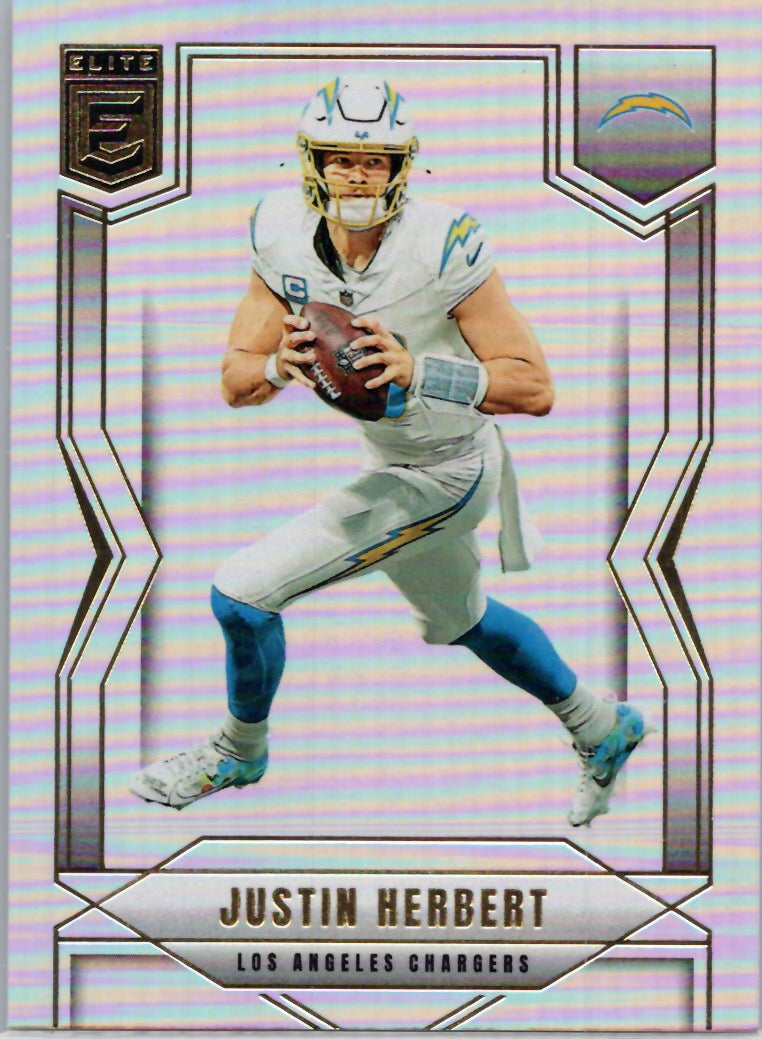 2025 Donruss Elite #90 Justin Herbert Los Angeles Chargers