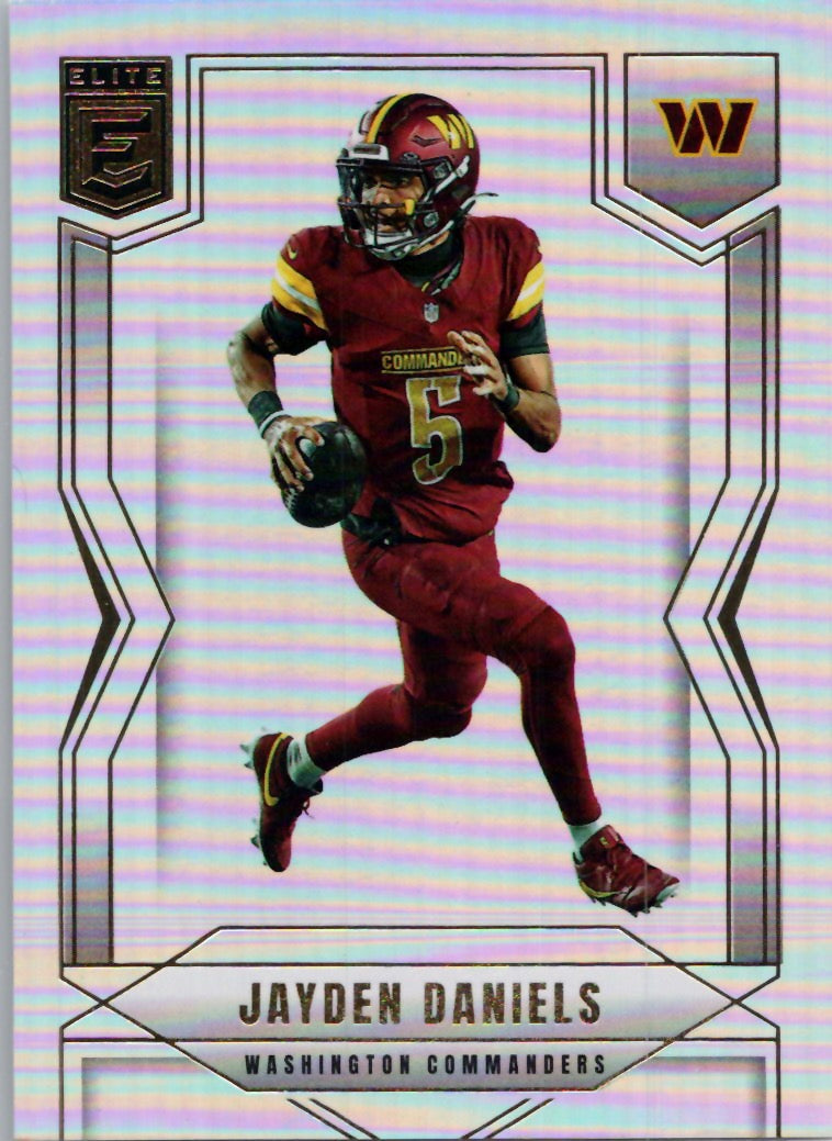 2025 Donruss Elite #1 Jayden Daniels Washington Commanders