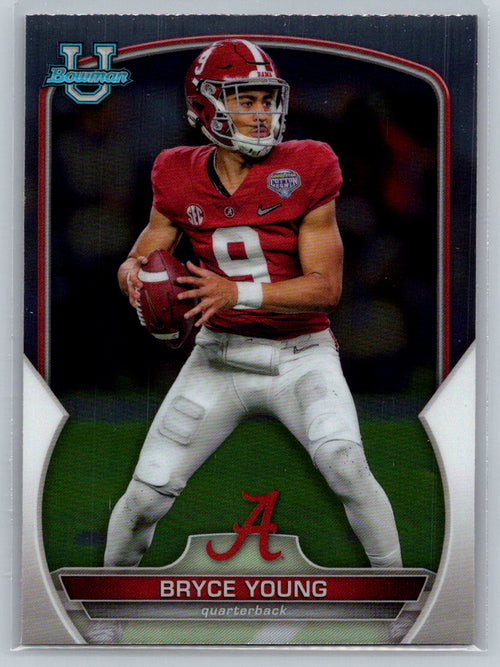 2022 Bowman University Chrome #1 Bryce Young Alabama Crimson Tide