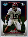 2022 Bowman University Chrome #6 Dallas Turner Alabama Crimson Tide