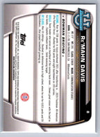 2022 Bowman University Chrome #8 Re'Mahn Davis Vanderbilt Commodores