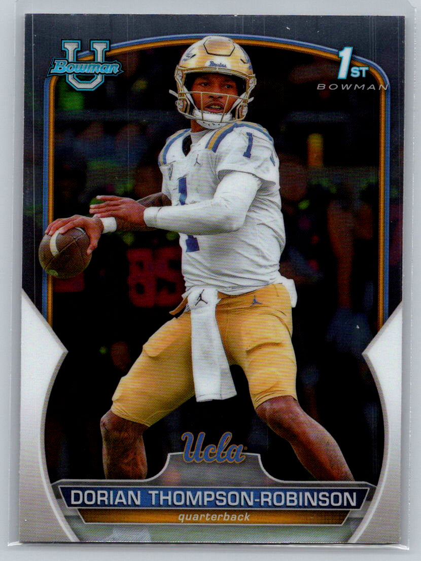 2022 Bowman University Chrome #16 Dorian Thompson-Robinson UCLA Bruins