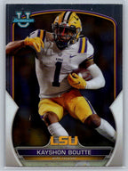 2022 Bowman University Chrome #20 Kayshon Boutte LSU Tigers
