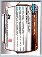 2022 Bowman University Chrome #21 Hendon Hooker Tennessee Volunteers