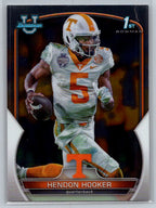 2022 Bowman University Chrome #21 Hendon Hooker Tennessee Volunteers