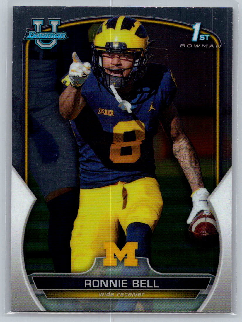 2022 Bowman University Chrome #22 Ronnie Bell Michigan Wolverines