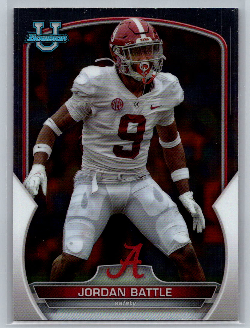 2022 Bowman University Chrome #27 Jordan Battle Alabama Crimson Tide