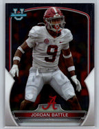 2022 Bowman University Chrome #27 Jordan Battle Alabama Crimson Tide