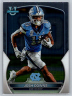 2022 Bowman University Chrome #30 Josh Downs North Carolina Tar Heels