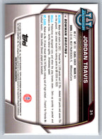 2022 Bowman University Chrome #31 Jordan Travis Florida State Seminoles