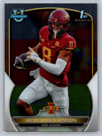 2022 Bowman University Chrome #32 Xavier Hutchinson Iowa State Cyclones