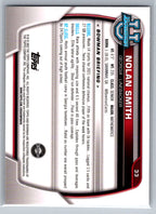 2022 Bowman University Chrome #33 Nolan Smith Georgia Bulldogs