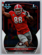 2022 Bowman University Chrome #37 Jalen Carter Georgia Bulldogs