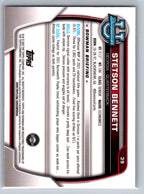 2022 Bowman University Chrome #39 Stetson Bennett Georgia Bulldogs