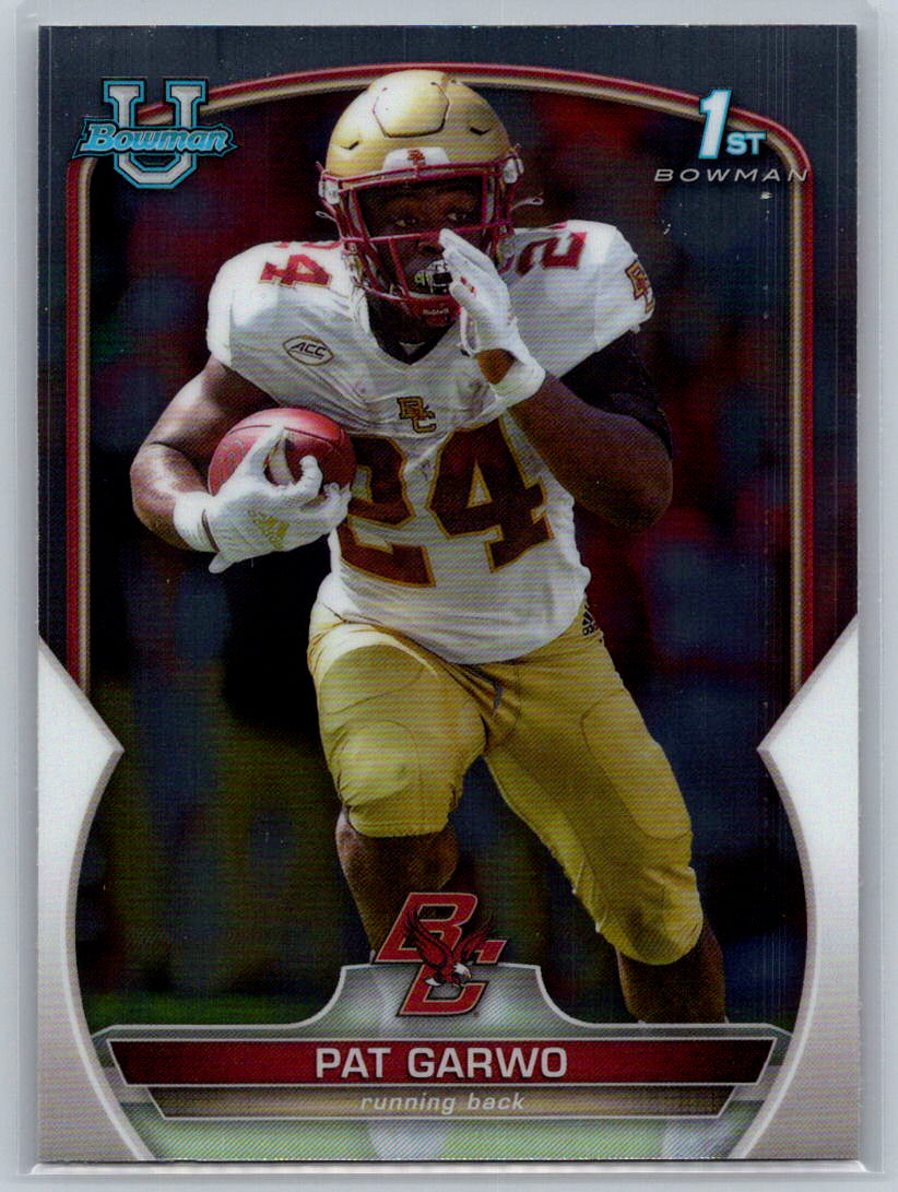 2022 Bowman University Chrome #40 Pat Garwo Boston College Eagles