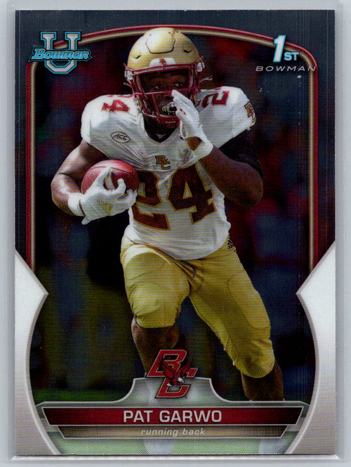 2022 Bowman University Chrome #40 Pat Garwo Boston College Eagles