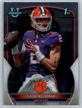 2022 Bowman University Chrome #42 Cade Klubnik Clemson Tigers