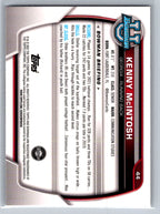 2022 Bowman University Chrome #44 Kenny McIntosh Georgia Bulldogs