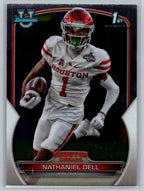 2022 Bowman University Chrome #49 Nathaniel Dell Houston Cougars