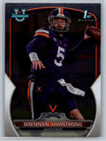 2022 Bowman University Chrome #53 Brennan Armstrong Virginia Cavaliers