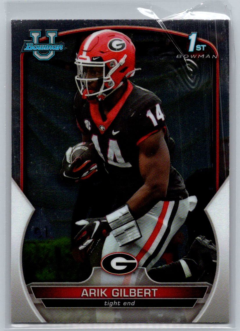 2022 Bowman University Chrome #54 Arik Gilbert Georgia Bulldogs