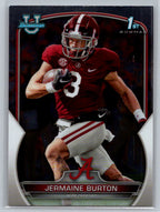 2022 Bowman University Chrome #62 Jermaine Burton Alabama Crimson Tide