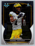 2022 Bowman University Chrome #63 Andrel Anthony Michigan Wolverines