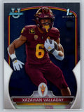 2022 Bowman University Chrome #64 Xazavian Valladay Arizona State Sun Devils