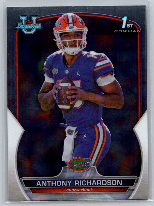 2022 Bowman University Chrome #65 Anthony Richardson Florida Gators