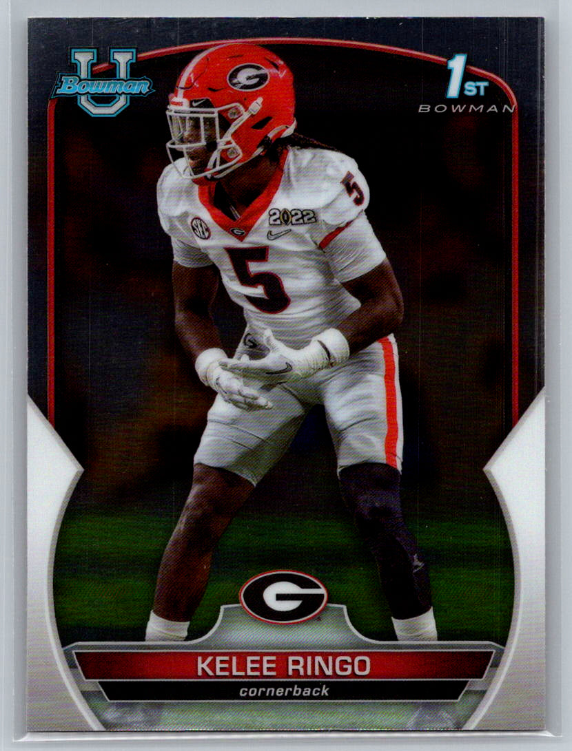 2022 Bowman University Chrome #68 Kelee Ringo Georgia Bulldogs