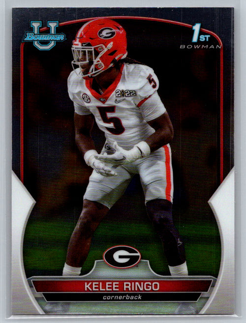 2022 Bowman University Chrome #68 Kelee Ringo Georgia Bulldogs