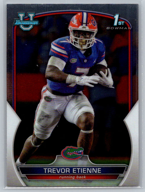 2022 Bowman University Chrome #69 Trevor Etienne Florida Gators