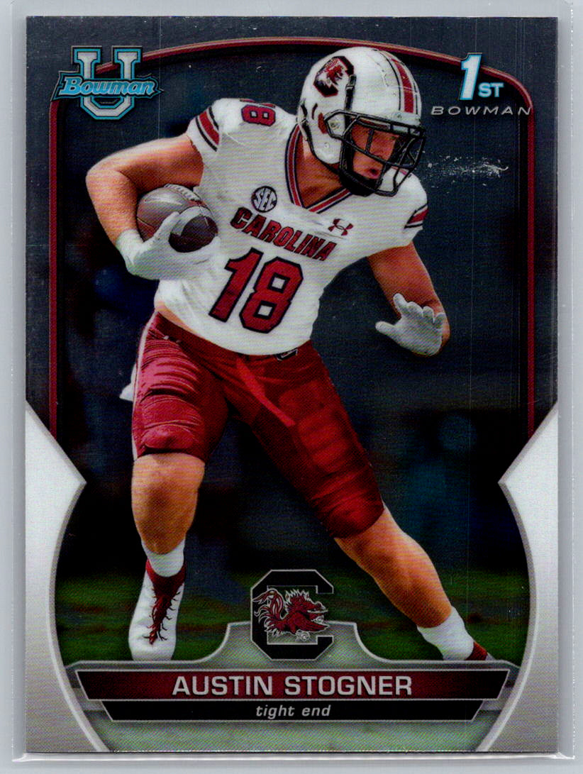 2022 Bowman University Chrome #84 Austin Stogner South Carolina Gamecocks