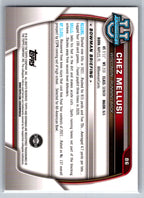 2022 Bowman University Chrome #86 Chez Mellusi Wisconsin Badgers