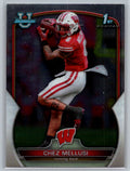 2022 Bowman University Chrome #86 Chez Mellusi Wisconsin Badgers