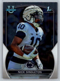2022 Bowman University Chrome #87 Nick Singleton Penn State Nittany Lions