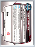 2022 Bowman University Chrome #88 Henry To'oTo'o Alabama Crimson Tide