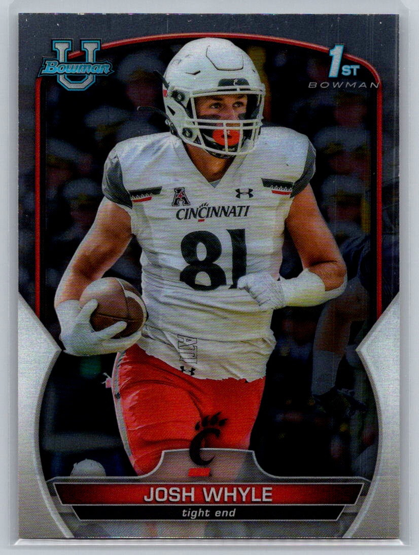 2022 Bowman University Chrome #89 Josh Whyle Cincinnati Bearcats