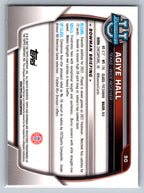 2022 Bowman University Chrome #90 Agiye Hall Texas Longhorns