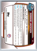 2022 Bowman University Chrome #91 Domani Jackson USC Trojans