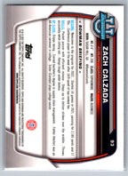 2022 Bowman University Chrome #93 Zach Calzada Auburn Tigers